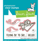 Lawn Fawn Have a Mice Flight Dies lf4041 red outlines to note die cuts