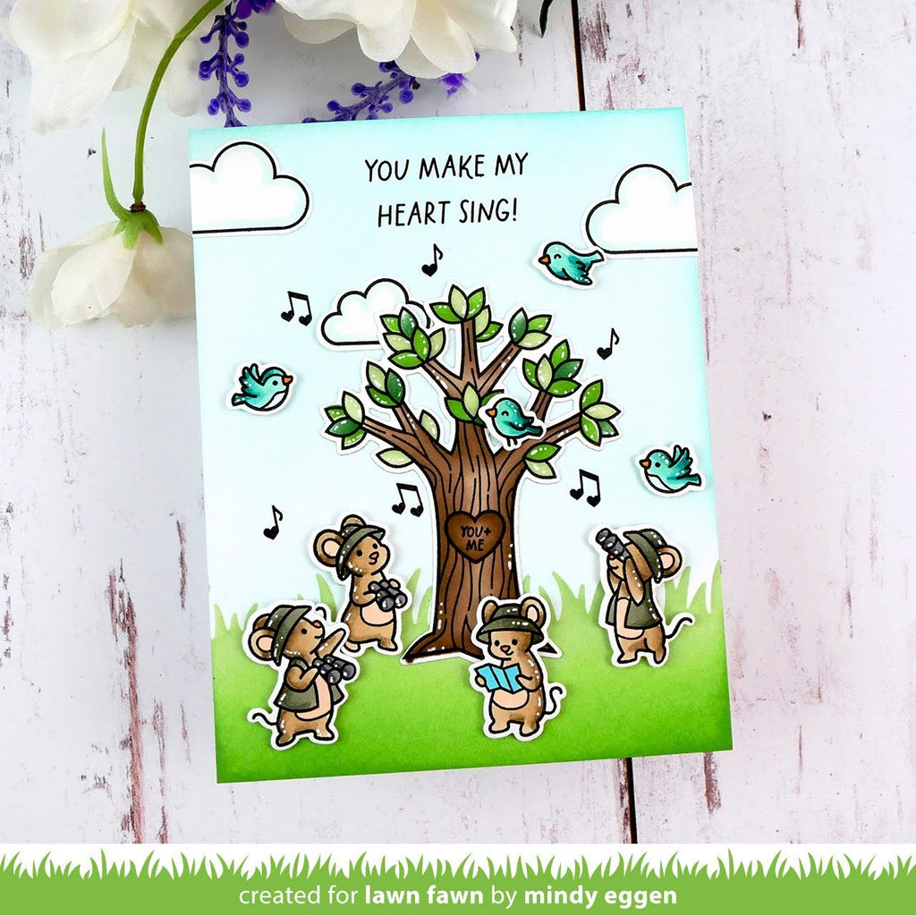 Lawn Fawn Heart Tree Stamps lf3671 Heart Sing | color-code:alt1