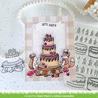 Lawn Fawn Henry's Build-A-Sentiment: Birthday Stamps lf3776 let's party