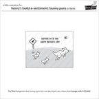 Lawn Fawn Henry's Build-A-Sentiment: Bunny Puns Stamps lf3678 Hopping By