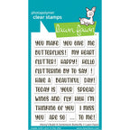Lawn Fawn Henry's Build-A-Sentiment: Butterfly Stamps lf4027