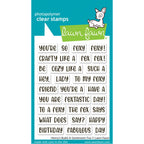 Lawn Fawn Henry's Build-A-Sentiment: Fox Stamps lf3910