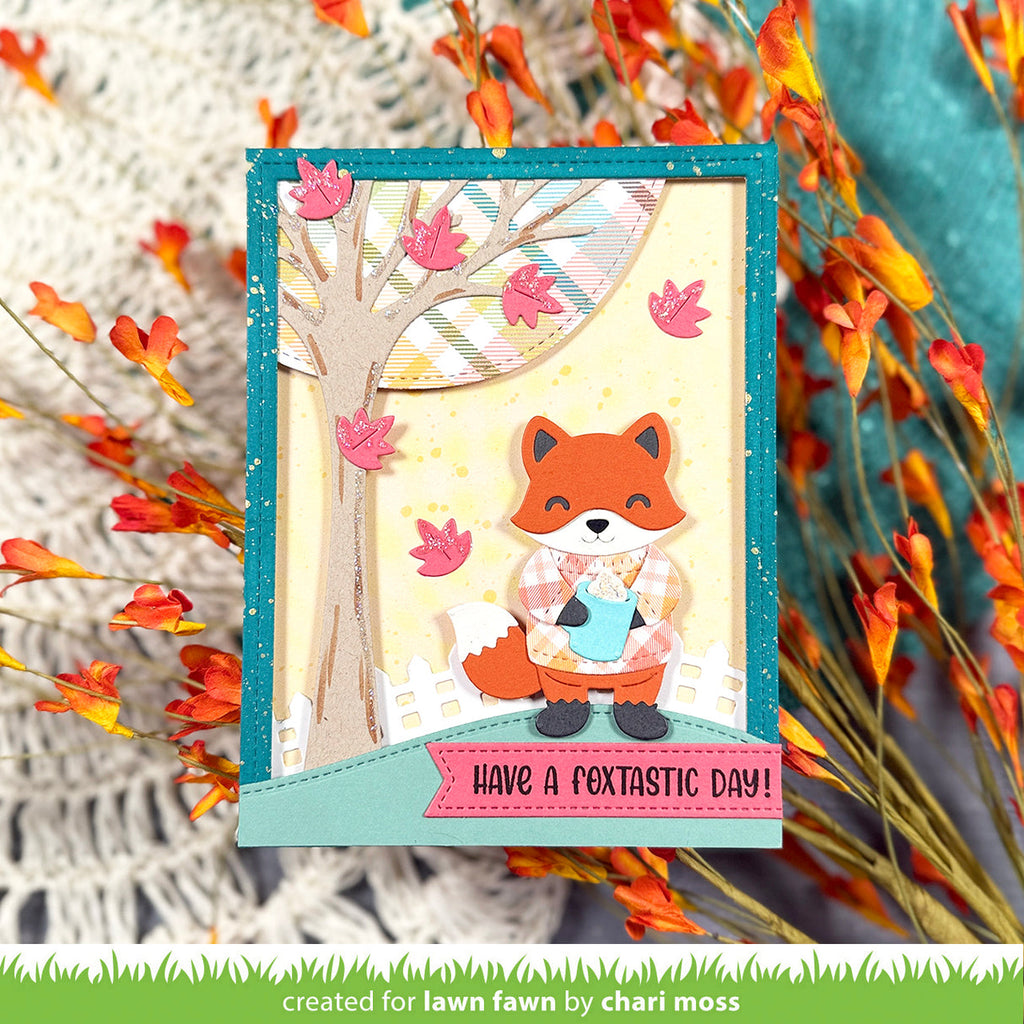 Lawn Fawn Henry's Build-A-Sentiment: Fox Stamps lf3910 foxtastic