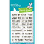 Lawn Fawn Henry's Build-A-Sentiment: Honey Bee Stamps lf4128