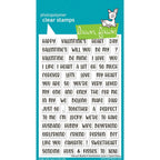 Lawn Fawn Henry's Build-A-Sentiment: Love Stamps lf3605