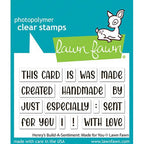 Lawn Fawn Henry's Build-A-Sentiment: Made for You Stamps lf3606