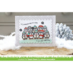 Lawn Fawn Here We Go A-Waddling Stamps Dies and Coloring Stencils christmas