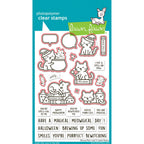 Lawn Fawn Hocus Purr-cus! Dies lf4187 red outline indicates dies