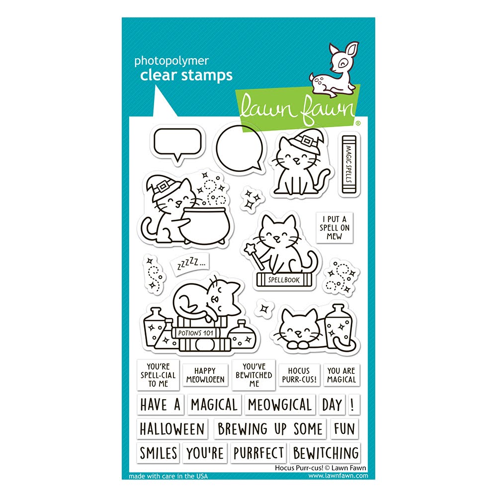 Lawn Fawn Hocus Purr-cus! Stamps lf4186