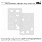 Lawn Fawn How You Bean? Christmas Cookie Add-On Coloring Stencils lf4288 set of 2