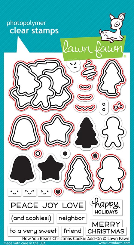 Lawn Fawn How You Bean? Christmas Cookie Add-On Dies lf2034 red lines showing dies-d3aa-4a67-b66c-6207e6a0aa6c