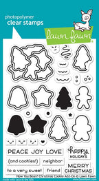 Lawn Fawn How You Bean? Christmas Cookie Add-on Stamps lf2033