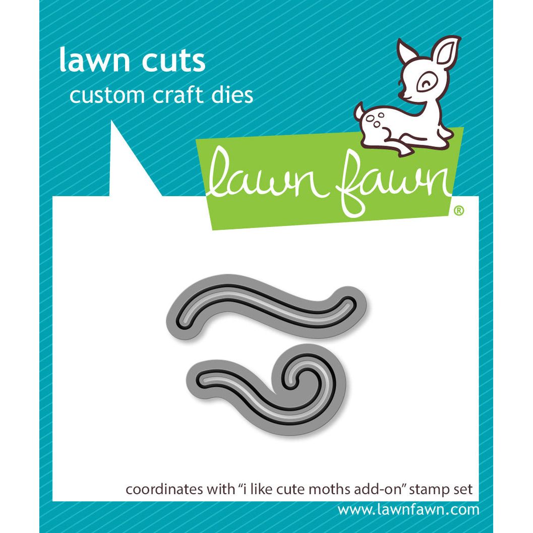 Lawn Fawn I Like Cute Moths Add-On Dies lf4196