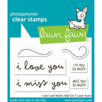 Lawn Fawn I Like Cute Moths Add-On Stamps lf4195