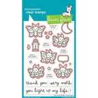 Lawn Fawn I Like Cute Moths Dies lf4193 red lines indicate dies