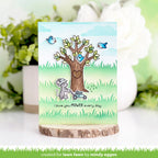 Lawn Fawn I Love You Mower Stamps and Dies layered