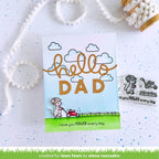 Lawn Fawn I Love You Mower Stamps lf3750 hello dad