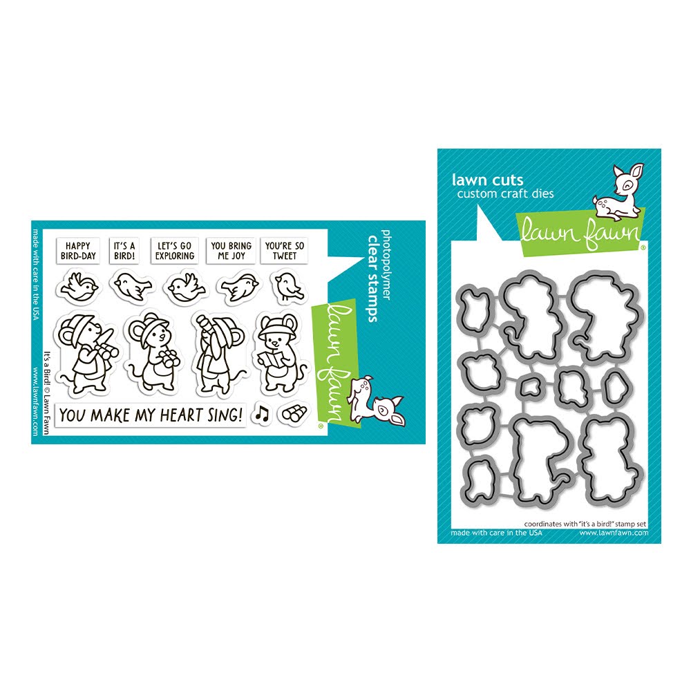 Lawn Fawn It's a Bird! Stamps and Dies Set