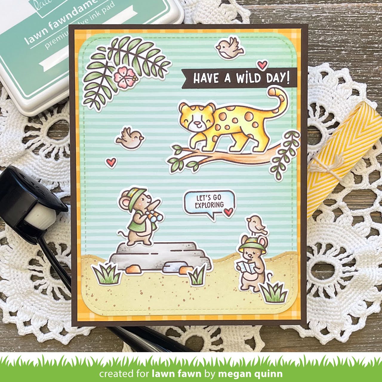 Lawn Fawn It's a Bird! Stamps lf3668 Wild Day