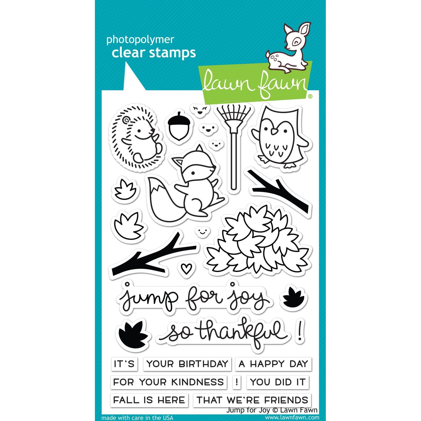Lawn Fawn Jump for Joy Clear Stamps lf1212