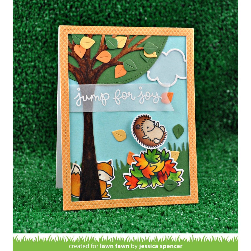 Lawn Fawn Jump for Joy Clear Stamps lf1212 hedgehog
