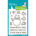 Lawn Fawn Keep On Swimming Add-On Stamps lf3784