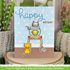 Lawn Fawn Keep on Swimming Add-On Stamps and Dies Happy Birthday