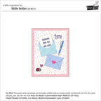 Lawn Fawn Little Letter Dies lf3611 inspiration