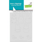 Lawn Fawn Little Woodland Library Friends Coloring Stencils lf3715