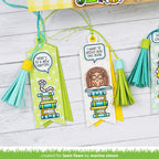 Lawn Fawn Little Woodland Library Friends Coloring Stencils lf3715 bookmarks