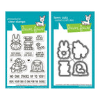 Lawn Fawn Little Woodland Library Friends Stamps and Dies