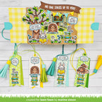Lawn Fawn Little Woodland Library Friends Stamps and Dies bookmarks