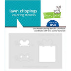 Lawn Fawn Love Poems Coloring Stencils lf3625