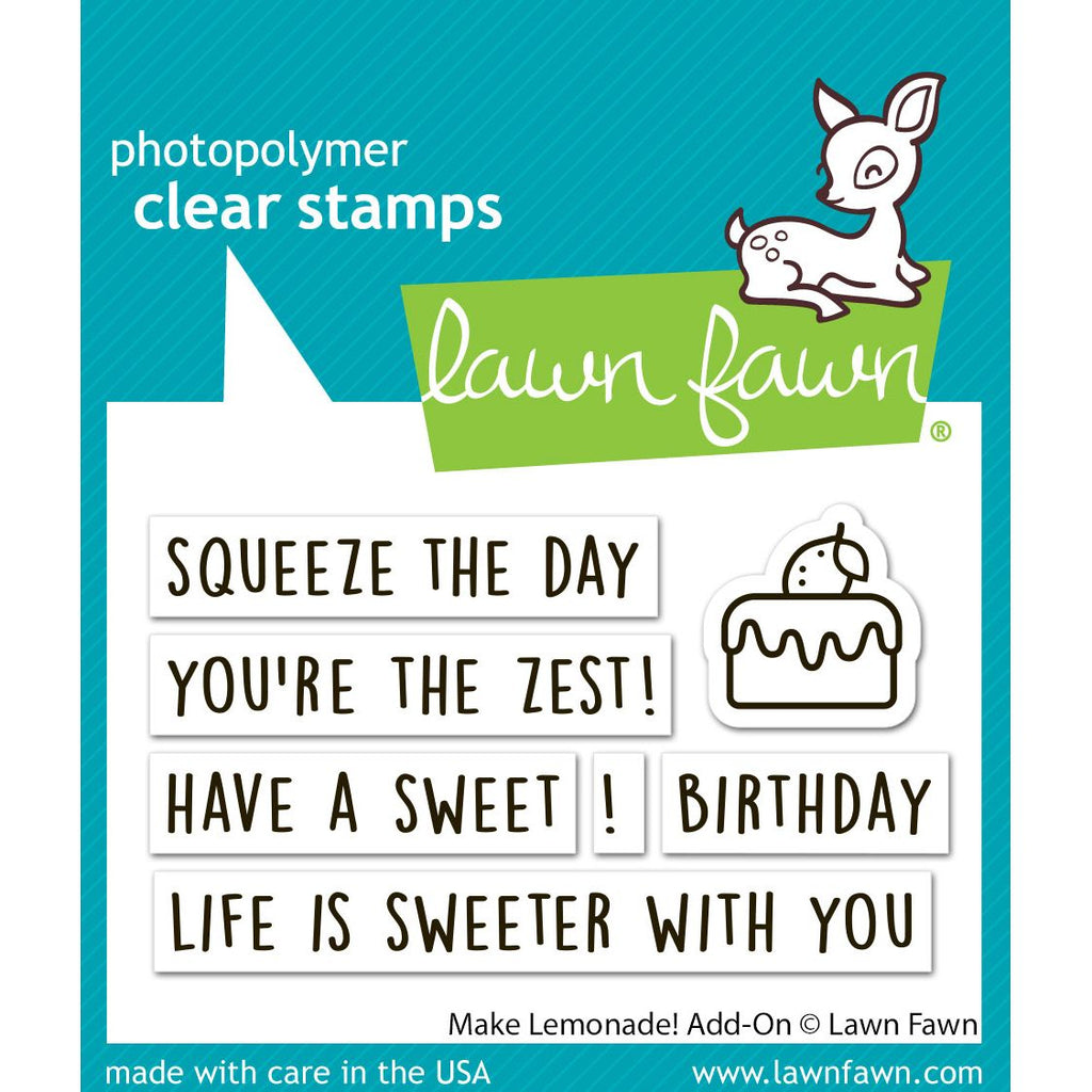 Lawn Fawn Make Lemonade! Add-On Stamps lf4125