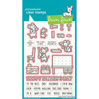 Lawn Fawn Mice Tools Dies lf4066 red outline indicates which stamps will be cut with coordinating dies