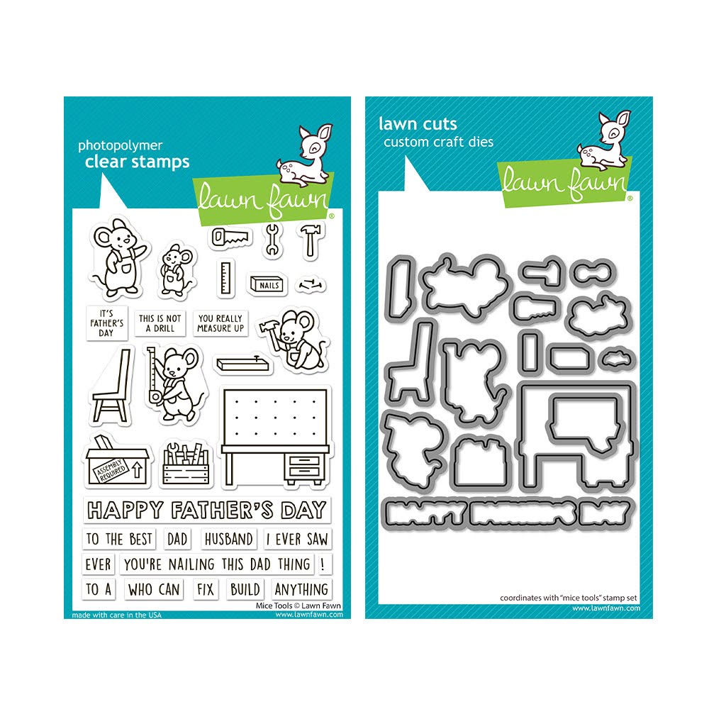 Lawn Fawn Mice Tools Stamps and Dies