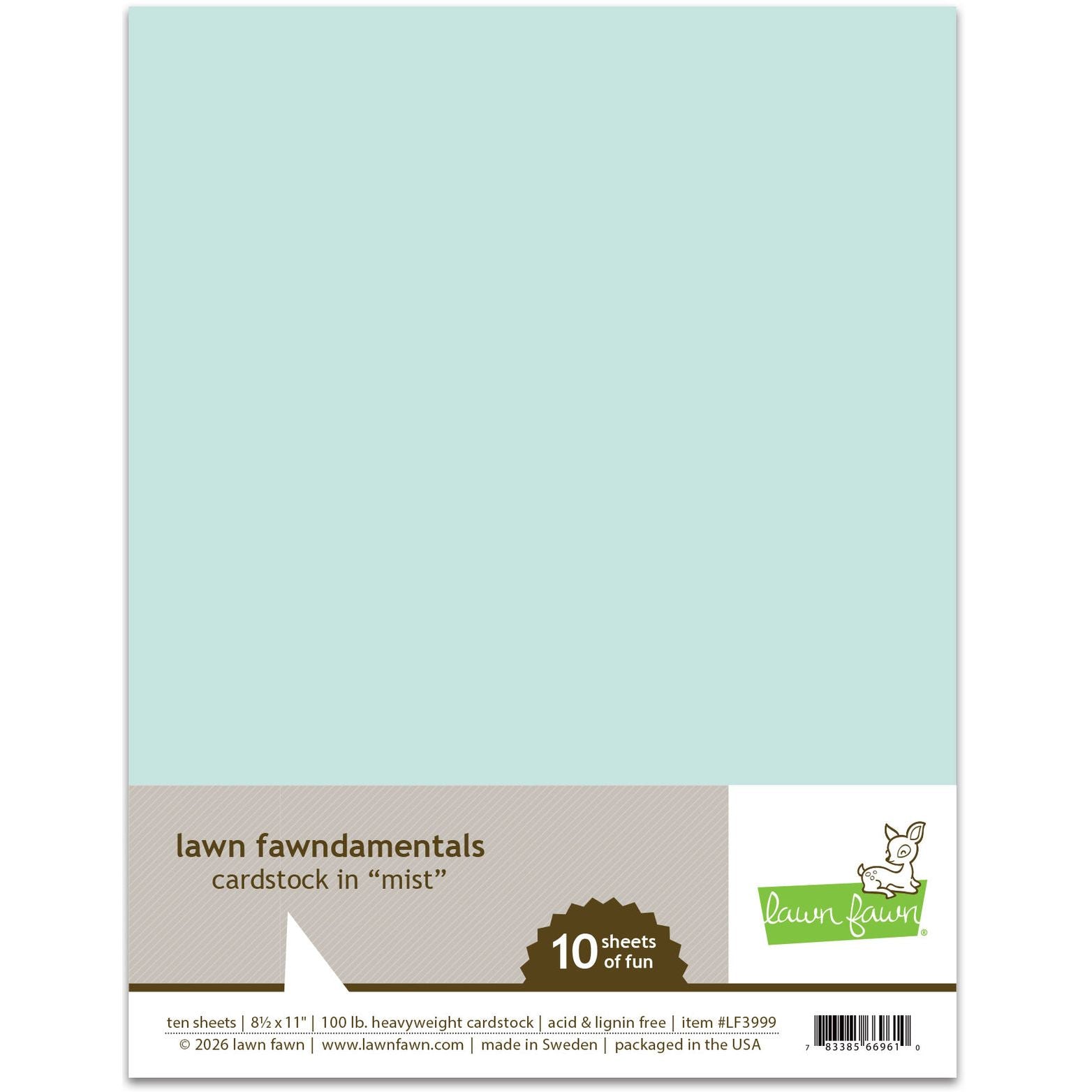 Lawn Fawn Mist Cardstock lf3999