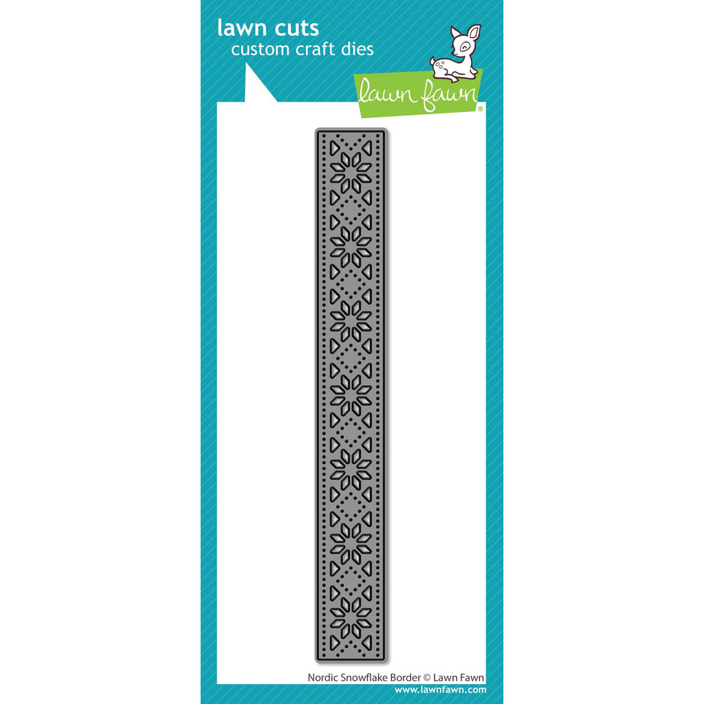 Lawn Fawn Nordic Snowflake Border Die lf3916