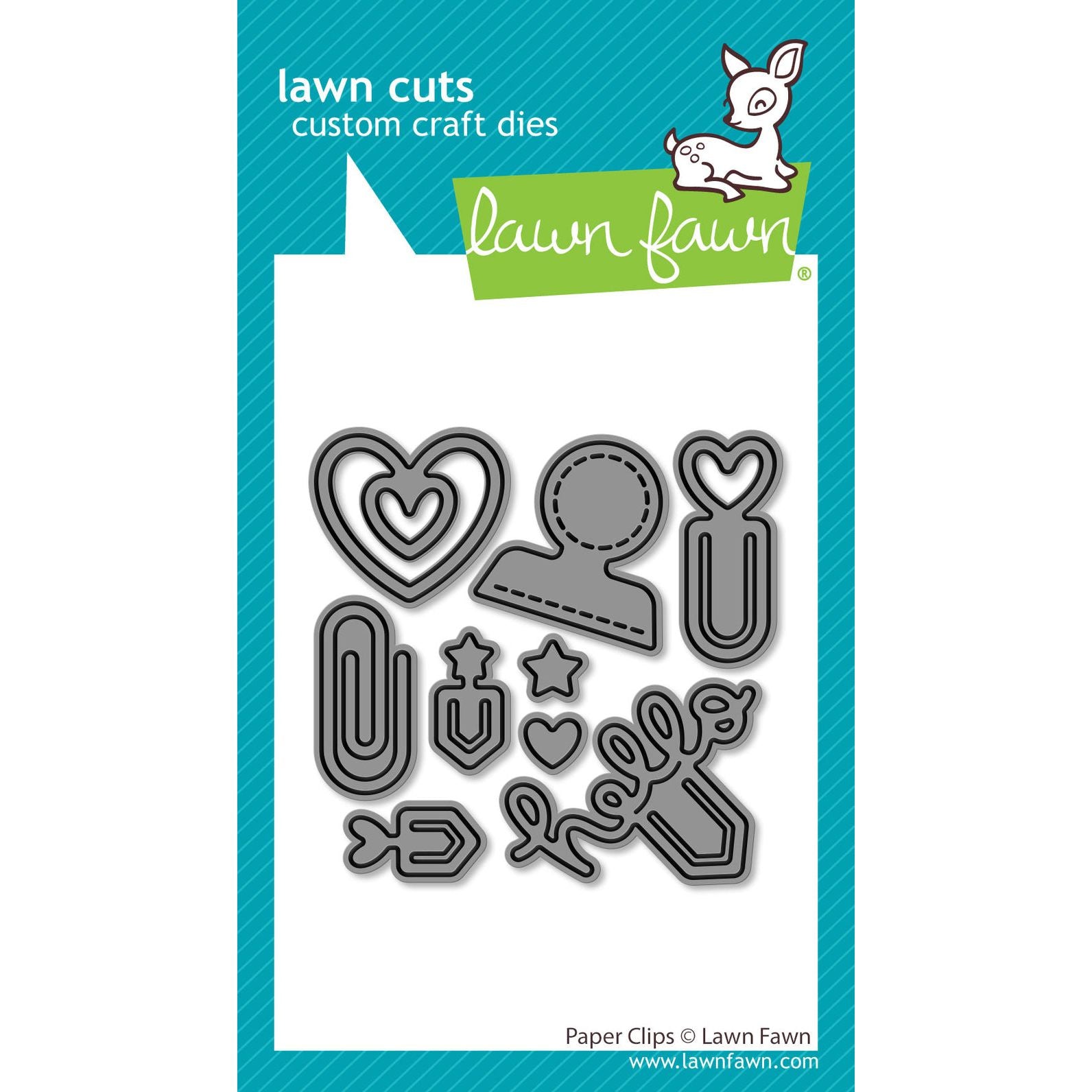 Lawn Fawn Paper Clips Dies lf3959
