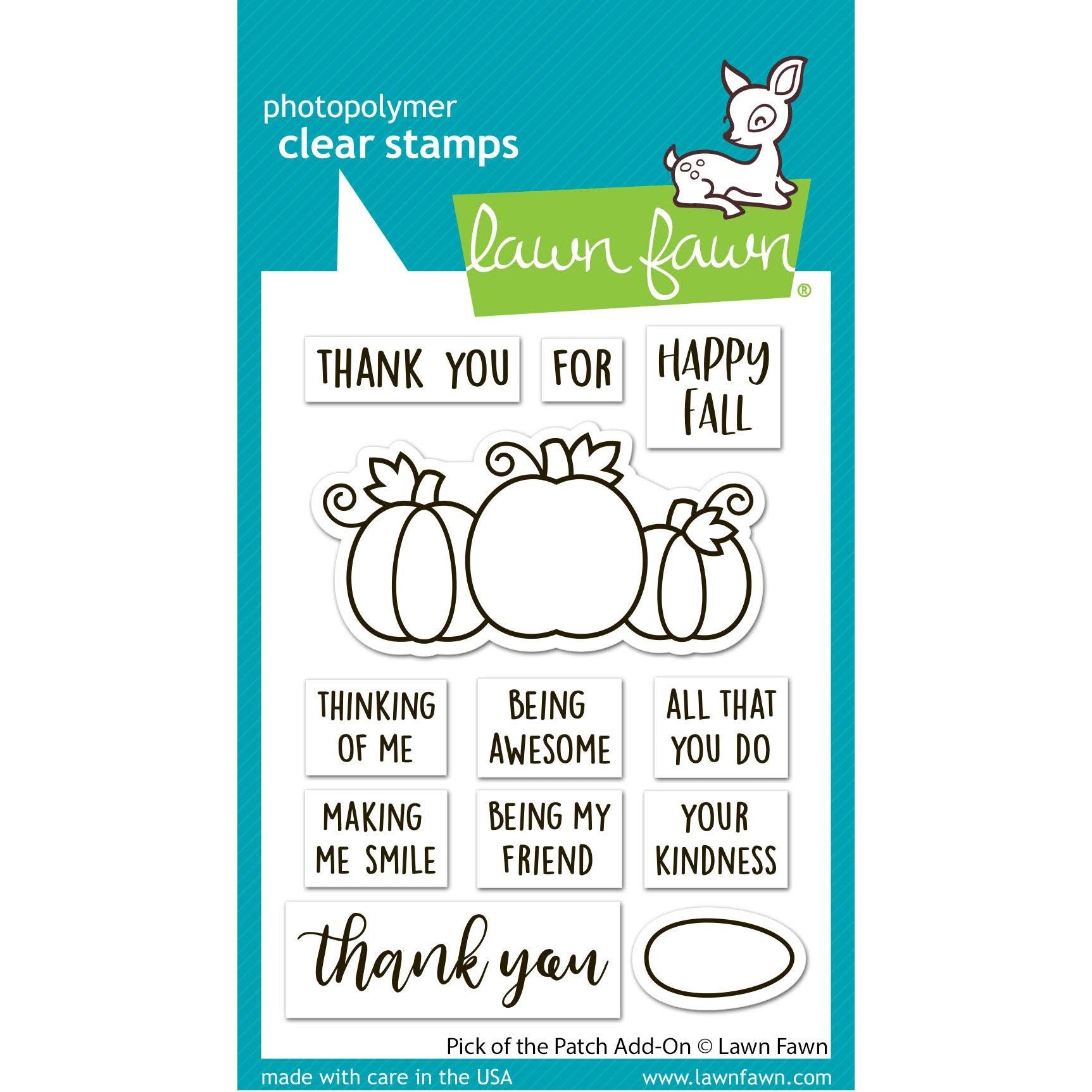 Lawn Fawn Pick of the Patch Add-On Stamps lf3856