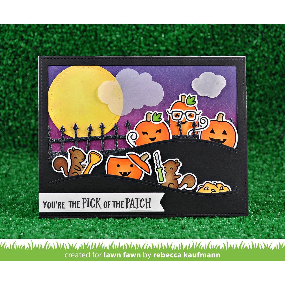 Lawn Fawn Pick of the Patch Clear Stamps lf1754 cute scene