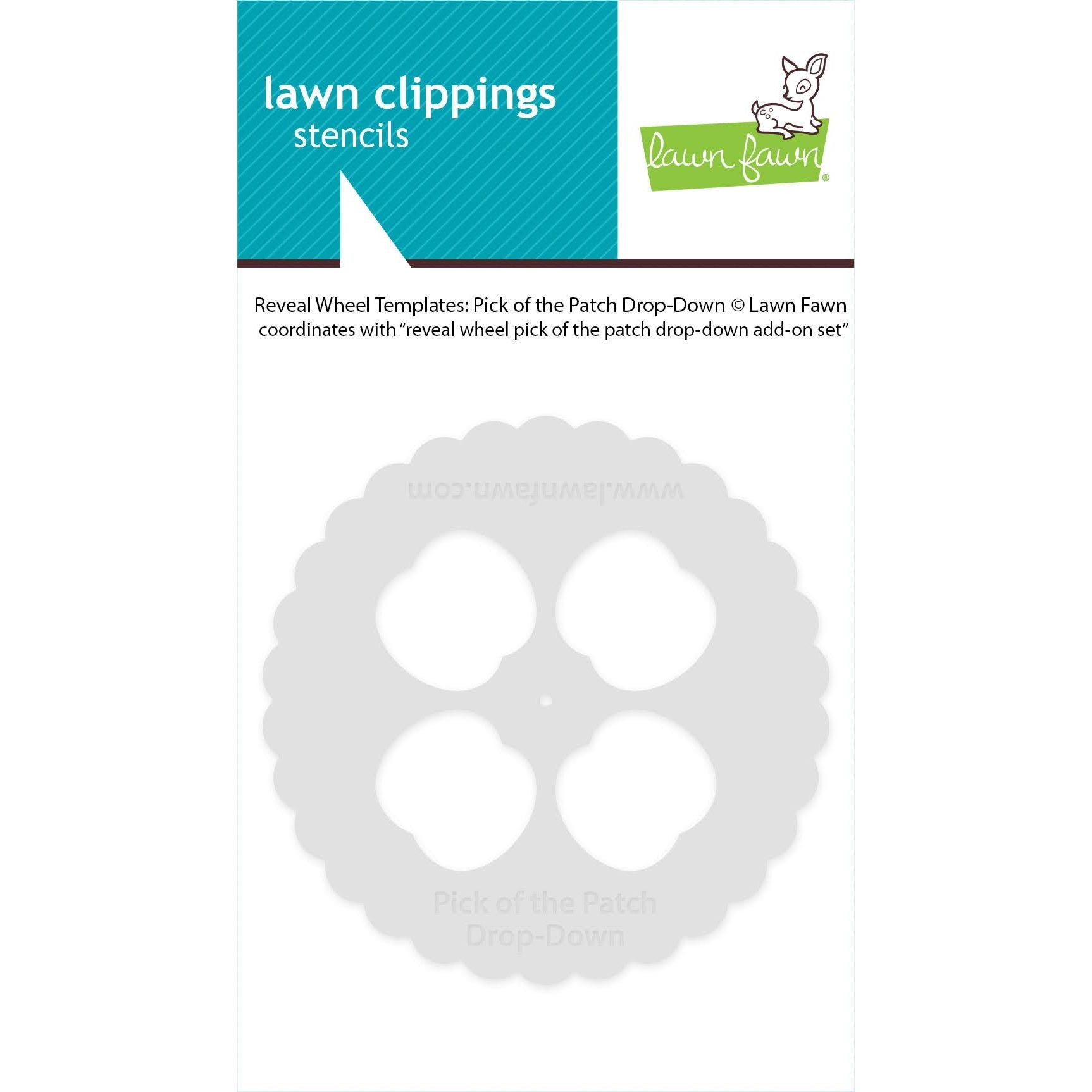 Lawn Fawn Pick of the Patch Drop-Down Reveal Wheel Templates lf3860