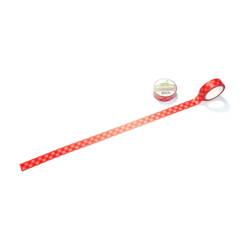 Lawn Fawn Pink Gingham Washi Tape lf3576 detail