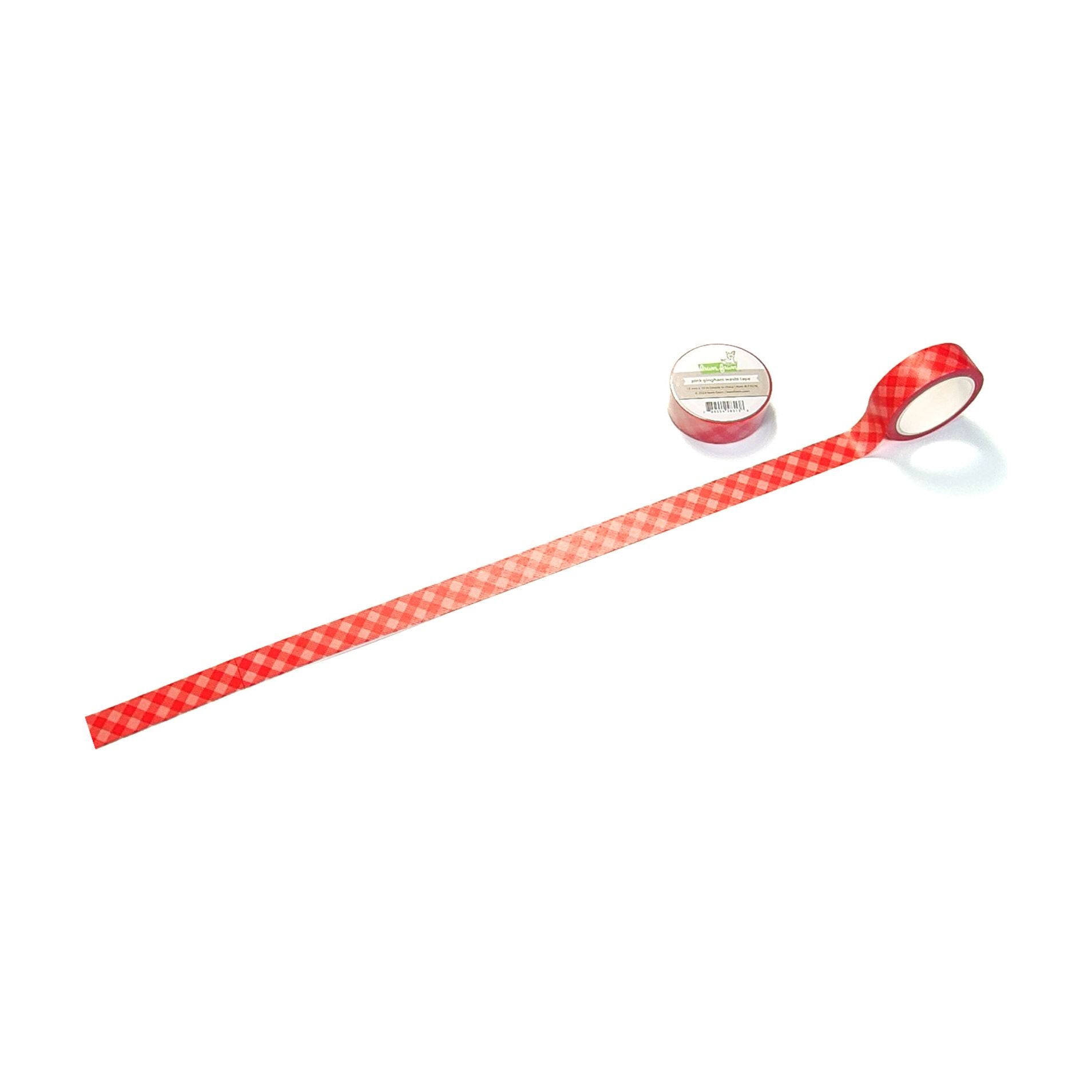 Lawn Fawn Pink Gingham Washi Tape lf3576 detail