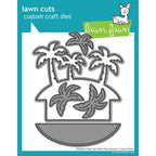 Lawn Fawn Platform Pop-Up Palm Tree Inserts Dies lf3802