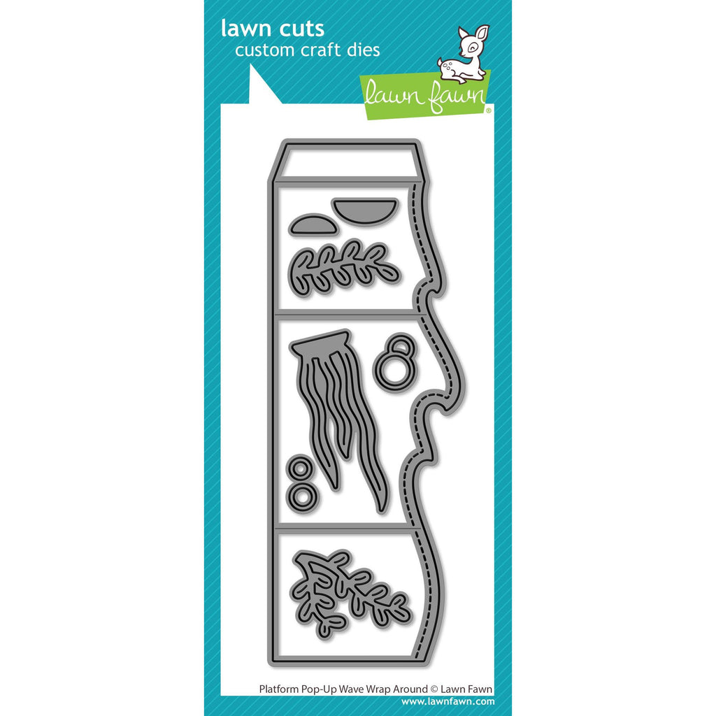 Lawn Fawn Platform Pop-Up Wave Wrap Around Die lf3801