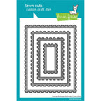 Lawn Fawn Postage Rectangle Stackables Dies lf3964
