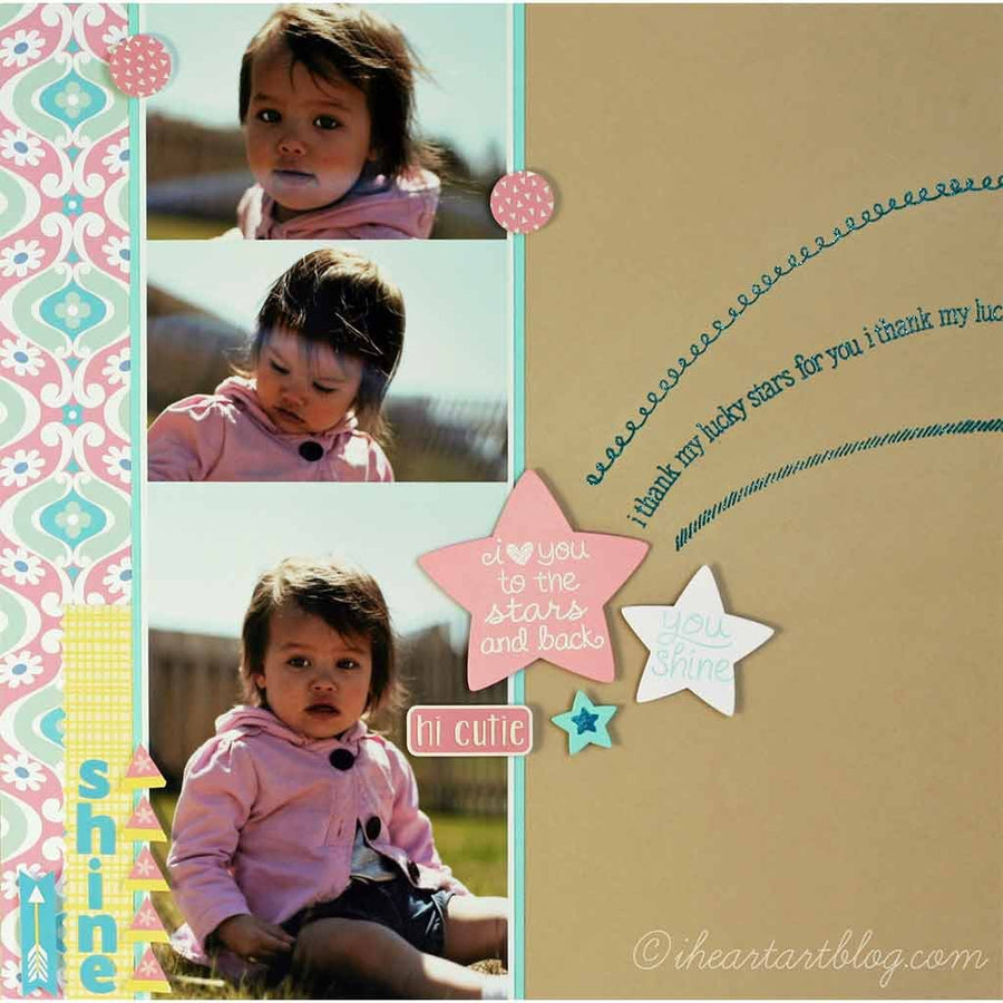 Lawn Fawn Puffy Star Stackables Lawn Cuts Dies cutie layout