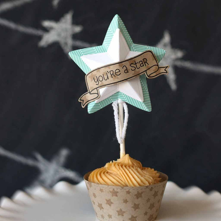 Lawn Fawn Puffy Star Stackables Lawn Cuts Dies lf521 you're a star