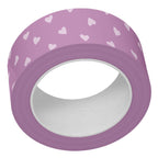 Lawn Fawn Purple Tiny Hearts Washi Tape lf3940